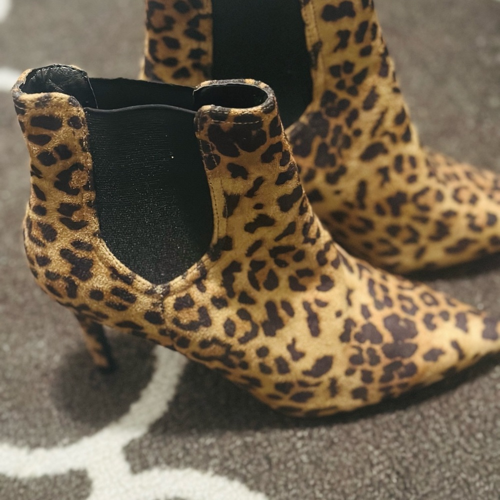 No Boundaries Leopard Print Heeled Boots